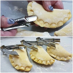 2er Set Teig Gebäck Designer 3 verschiedene Formen Samosa Empanada Knödel NEU - Bild 1 von 12