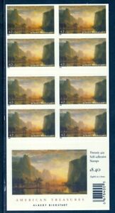 US 4346 albert Bierstadt, Artist, Complete Booklet/20, Not Folded, Mint NH
