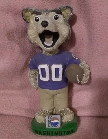 Washington Huskies Mascot Pepsi One Bobblehead. 00 Football. Bobble Dobbles Cover