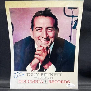 Tony Bennett Autographed 8x10 Photo With COA Columbia Records JSA Authenticated - Picture 1 of 8