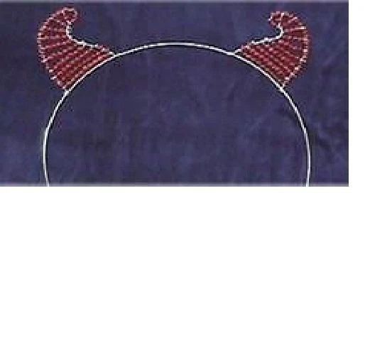 Devil Horns Headband womens girls bride halloween costume tiara headband - Image 1 of 1