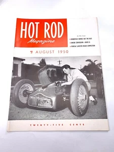 1950 August Hot Rod Magazin Buick 8 Pontiac Lakester Custom Rennwagen - Bild 1 von 4