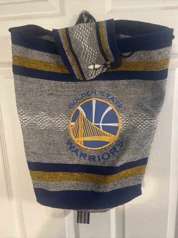 GOLDEN STATE WARRIORS NBA TEAM GRAY Woven Backpack NBA Hippie Bag FL3 Cover