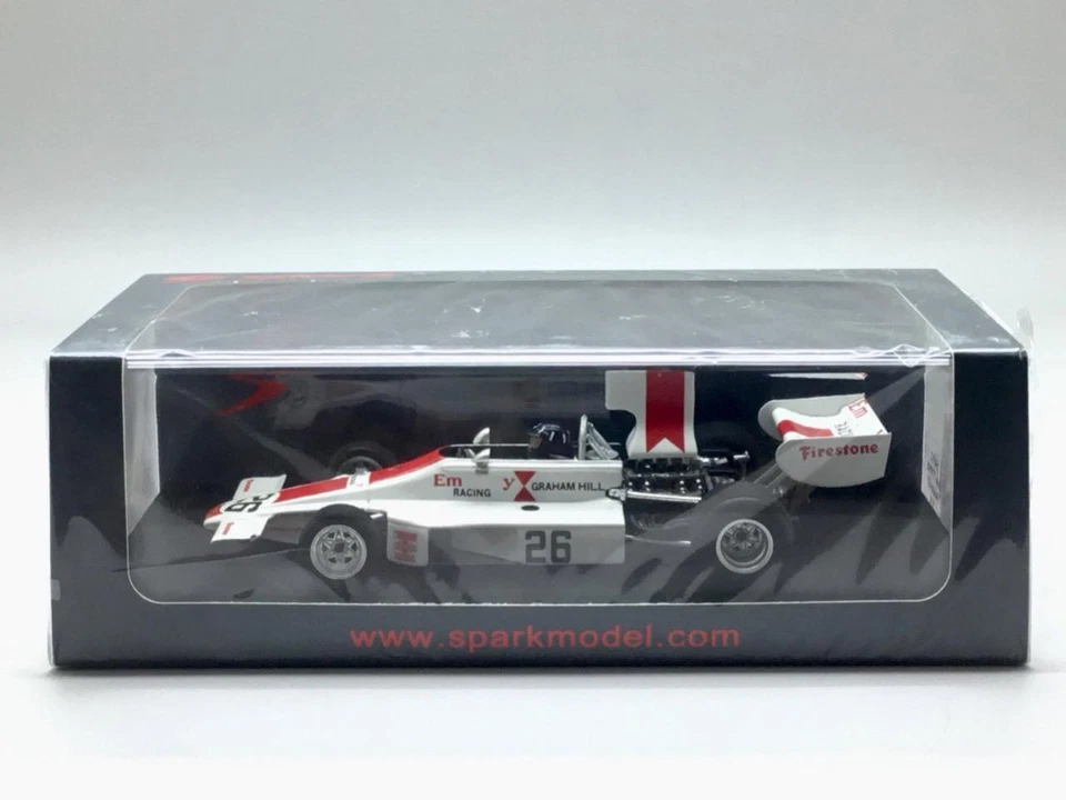 Spark Lola T370 Svedese GP 1974 Graham Hill S4352 1/43 - Immagine 1 di 1