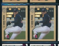 Lot (2) 2005 Grandstand #34 Nick Pesco Kinston Indians (BY25) SWSW6
