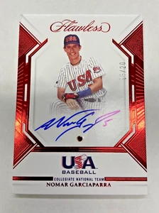 2023 PANINI-FLAWLESS USA BB NOMAR GARCIAPARRA AUTO WITH RUBY #18/20 NO. GSR-NG - Picture 1 of 3