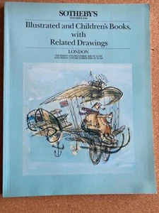 SOTHEBY'S AUCTION CATALOGUE 1986 ILLUSTRATED CHILDREN'S BOOKS + RELATED DRAWINGS - Picture 1 of 3