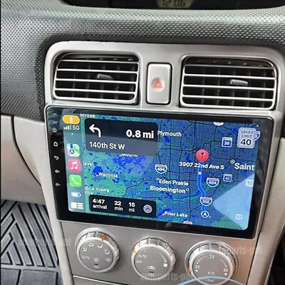 FOR SUBARU FORESTER 2002-2008 ANDROID 13 APPLE CARPLAY CAR STEREO RADIO GPS NAVI - Image 1 of 4
