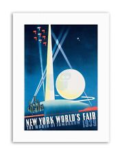 Ad World Fair 1939 New York City Sphere Canvas Art Print