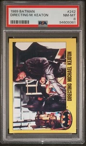 1989 Batman #242 Directing M. Keaton PSA 8 - Picture 1 of 2