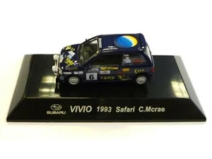 WOW EXTREMELY RARE Subaru Vivio 4WD Turbo McRae Safari 1993 WRC 1:64 CM's-Kyosho - Picture 1 of 3
