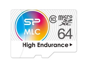 64GB Silicon Power High-Endurance microSDXC CL10 MLC Memory Card - Picture 1 of 2