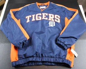 Detroit Tigers MLB Pullover Windbreaker Men’s Size Large Vintage NWT - Picture 1 of 7