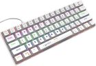 Hxsj-v900 60% Wired Gaming Keyboard, Ultra-compact Mini Keyboard, Small Compact