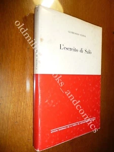 L'ESERCITO DI SALO G. PANSA LA RICOSTRUZIONE DELLE FORZE ARMATE DOPO 8 SETTEMBRE - Imagen 1 de 4