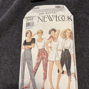 New Look Simplicity Muster 6668 Misses Hose Shorts GR. 6-16 UNGESCHNITTEN SEHR GUTER ZUSTAND - Bild 1 von 6