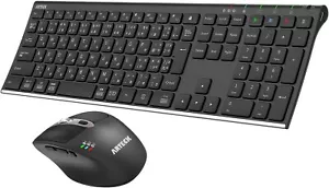 Arteck Bluetooth keyboard mouse set multi-pairing Can connect to 3 devices at th - Picture 1 of 7