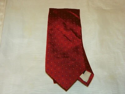 ALTEA [ MILANO ][GEOMÉTRICA/NARANJA] Corbata Hombre 100% Seda Hecha en Italia Foto 1 de 3