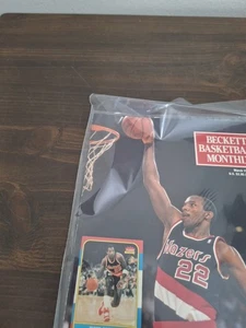 März 1991 Beckett Basketball Monthly: Ausgabe #8, Clyde Drexler - Bild 1 von 7