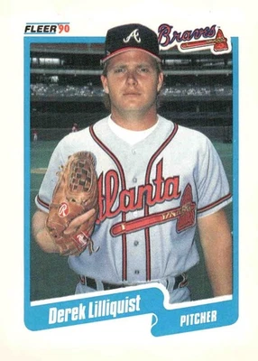 1990 Fleer #588 Derek Lilliquist - Image 1 of 2