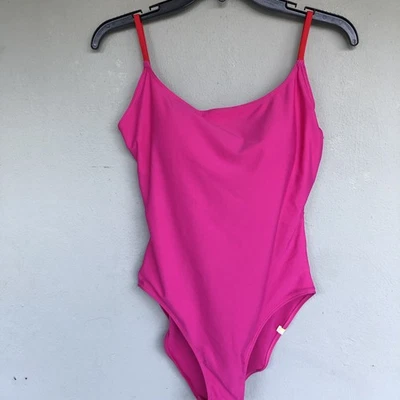 Summersalt Square Neck Swimsuit Women’s 8 Hot Pink Red One-Piece Swimwear Resort - Image 1 of 4