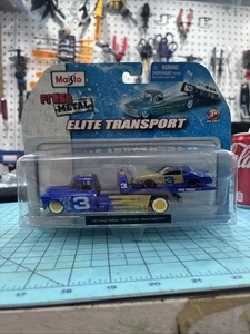 Maisto 1/64 All Stars Elite Transport 1957 Chevrolet Flatbed 1986 Montecarlo SS - Foto 1 di 10
