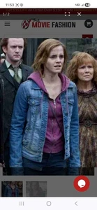 ASO HARRY POTTER and the Deathly Hallows Part 2 Hermoine Granger Denim Jacket - Picture 1 of 15