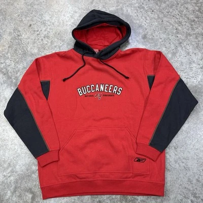 De colección Tampa Bay Buccaneers Sudadera con Capucha Para Hombre L Reebok Deadstock Sudadera Pullover Foto 1 de 4