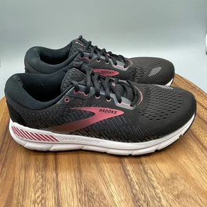Brooks Addiction GTS 15 Shoes Womens Size 12 B Black Running Comfort Walking Gym - Picture 1 of 9