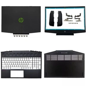 For HP Pavilion 15-DK 15T-DK TPN-C141 LCD Back Cover Bezel Palmrest Bottom Case - Picture 1 of 33