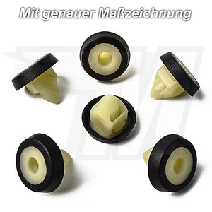 20x Verkleidung Befestigung Clips Stoßstange Mutter Audi VW Seat Skoda N10621301 - Picture 1 of 1