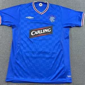 Glasgow Rangers 2009 2010 Heim Fußball Trikot Herren Medium Erwachsene Umbro blau - Bild 1 von 12