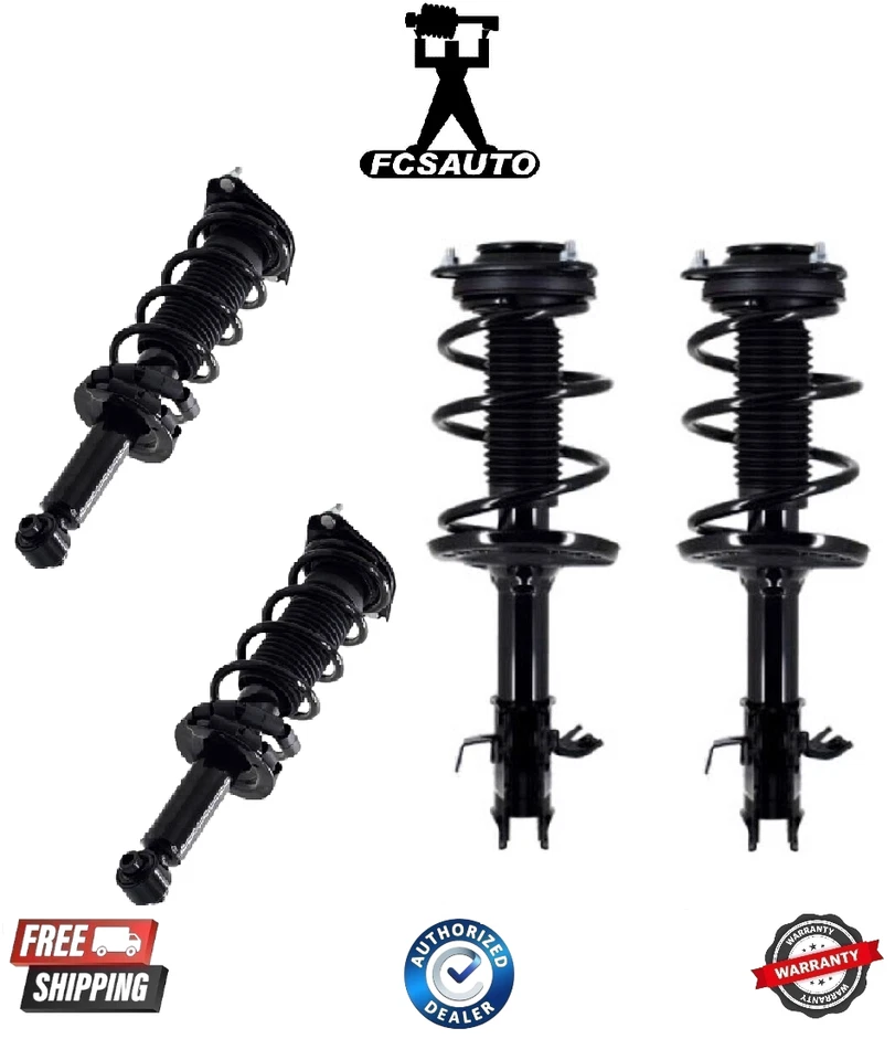 完整 FCS 前后线圈弹簧适合 17 - 19 斯巴鲁 Impreza — 第 1/1 张图片