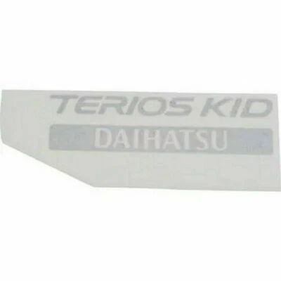 DAIHATSU TERIOS KID Rear Back Black Emblem/Ornament/Name/Decal/Mark/Sticker - Image 1 of 2