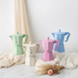 NEW Bialetti Moka Express Exclusive Coffee Stovetop - Multiple Sizes & Colours - Picture 1 of 19