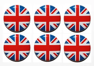 6 imanes de bandera circular pequeña Reino Unido, Inglaterra, Irlanda, Escocia y Gales - Imagen 1 de 10