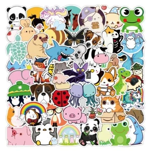 50 Pack of Stickers Variety of Cute Animals for Laptop/Water Bottle/Phone Case - Picture 1 of 1