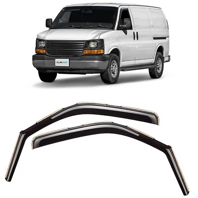 Parasoles de lluvia protectores de viento para GMC Savana 2500/3500 1996-2025 Foto 1 de 4