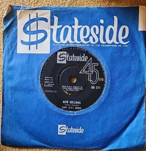 Garry (U.S.) Bonds, Quarter to Three/New Orleans. Vinyl 45 Stateside SS271 1960s - Picture 1 of 4