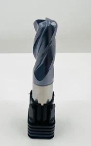 1/2" Carbide Endmill 4 Flute .125" Corner Radius Regular Length TiAlN (CB3-T) - Picture 1 of 4