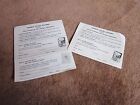 General Food Collectible Vtg Old Offer Order Forms Baker's Jell-o  FREE SHIP