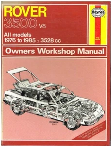 ROVER SD1 3500 (MK1 & FACELIFT) INCL V8S VITESSE EFi 77-85 OWNER WORKSHOP MANUAL - Picture 1 of 1