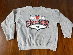 Tennessee Titans 1999 American Conference Champions SPL Sweatshirt Large - Picture 1 of 4