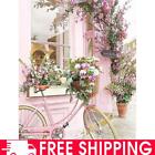 Bicycle By Window Diamond Painting Kits Full Round Drill Home Room Wall Decor
