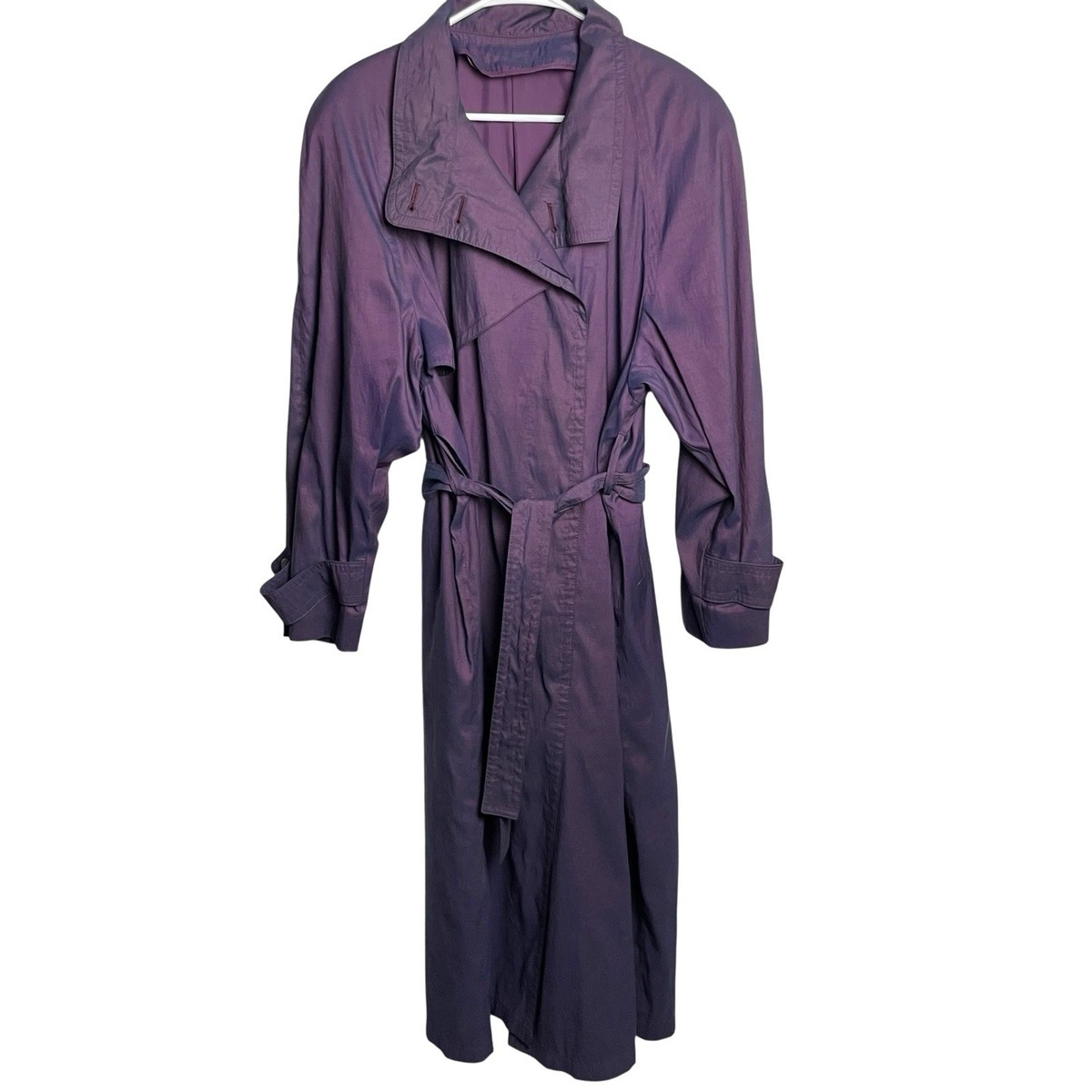 pleats trench coat（purple gray） pleats trench coat（purple gray） Purple Trench Coats for