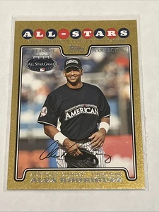 2008 Topps Update All-Stars Gold /2008 Alex Rodriguez #UH65 - Picture 1 of 2
