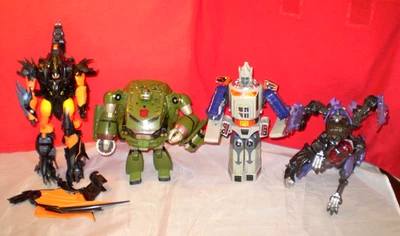 HUGE TRANSFORMER DECEPTICON LOT FOR REPAIR 86 GALVATRON RAZORCLAW PREDAKING RARE - Image 1 of 4