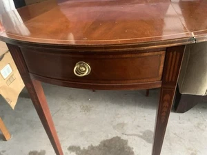 Council Craftsman Inlaid Mahogany Federal Style Pembroke Table - Picture 1 of 3