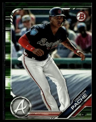 2019 Bowman #BP-62 Cristian Pache Prospects Camo - Image 1 of 2