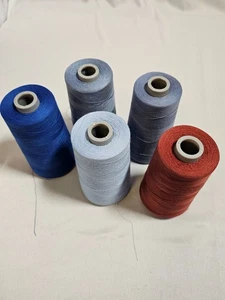 Coats Dual Duty Tex 24 Cotton/Poly 6000YD Thread Spools New - Picture 1 of 22